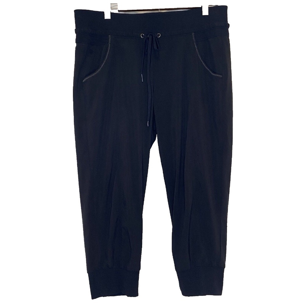 Athleta Women Capris Jogger Black Size 8